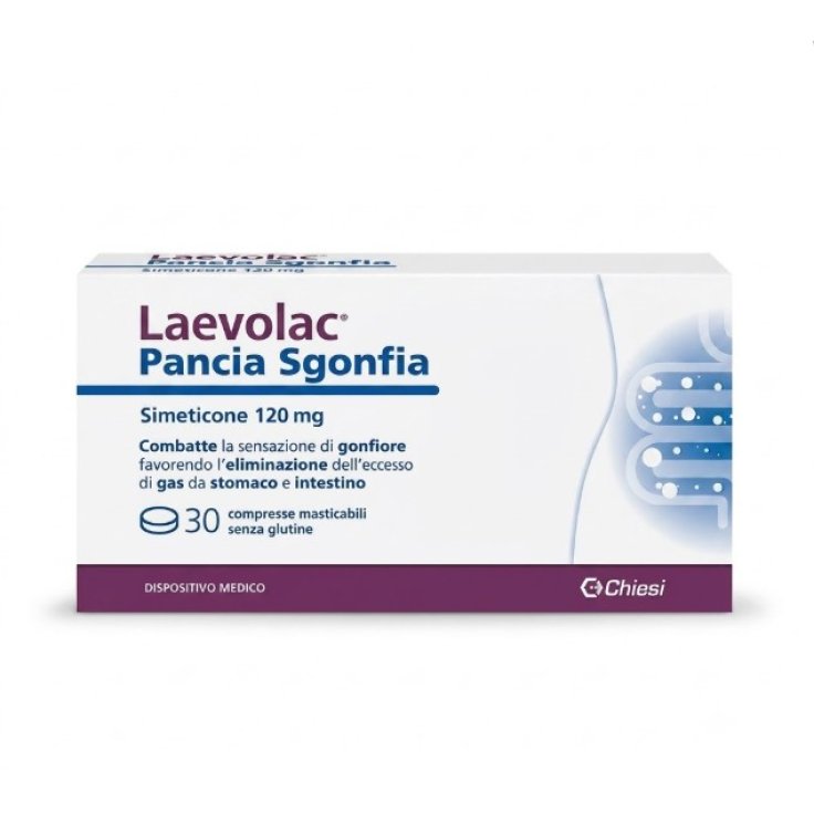 Laevolac Pancia Sgonfia&nbsp;Chiesi 30 Compresse Masticabili