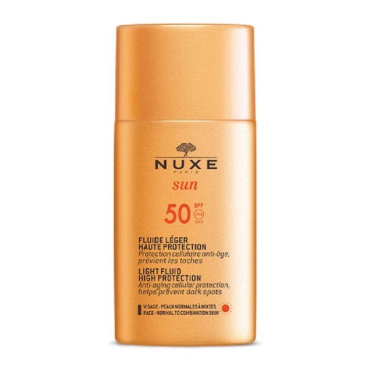Nuxe Sun Fluido Leggero Viso SPF 50 Alta Protezione Solare 50 ml