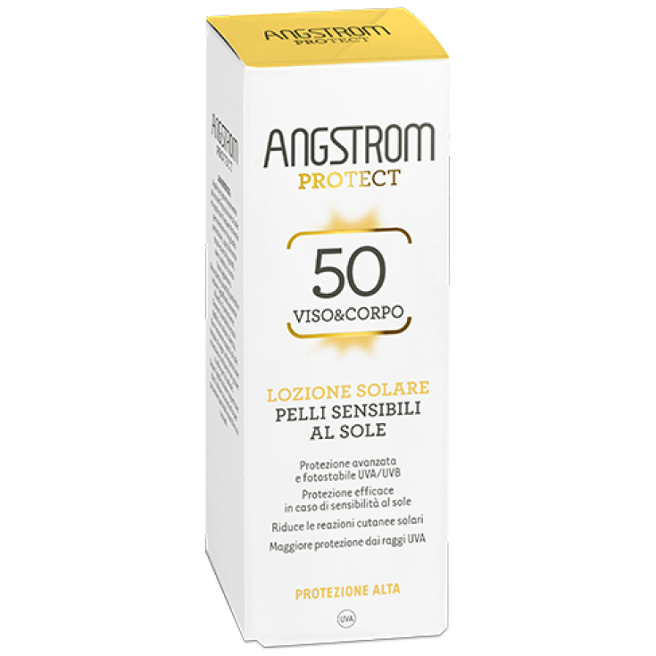 Lozione Solare Pelli Sensibili Spf50 Angstrom 100ml