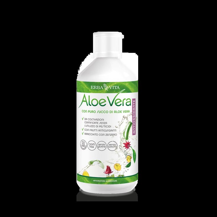 Aloe Vera Puro Succo Erba Vita 500ml