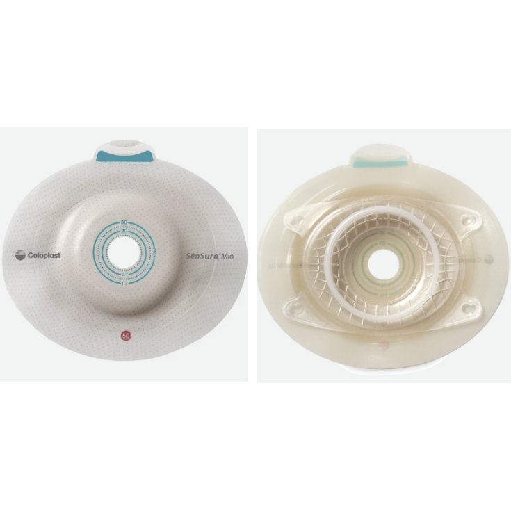 SenSura Mio Convex Light Placca 16924&nbsp;Fl 60mm Fo 35mm Coloplast 5 Pezzi