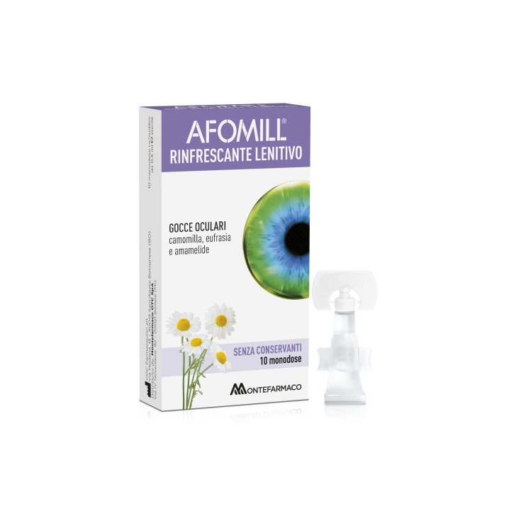 Afomill&reg; Rinfrescante Lenitivo MONTEFARMACO 10 Contenitori