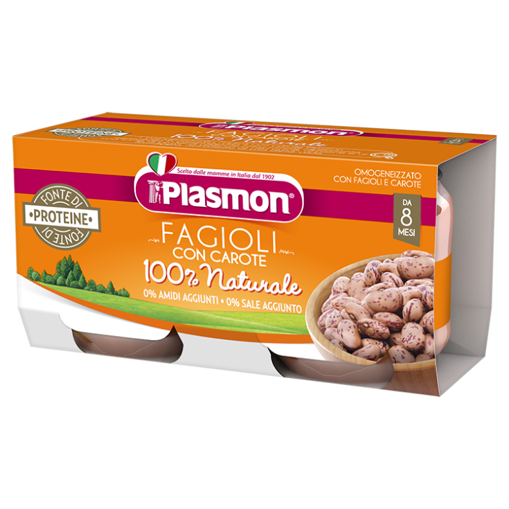 Fagioli Con Carote Plasmon 2x80g