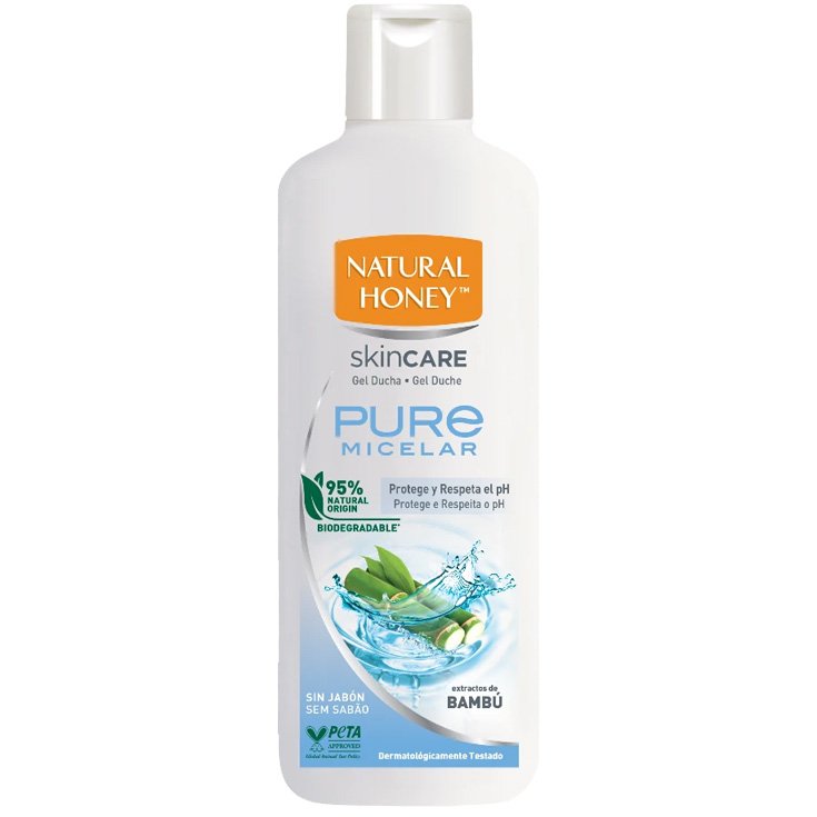Pure Micelar Gel Doccia No Soap Natural Honey 650ml