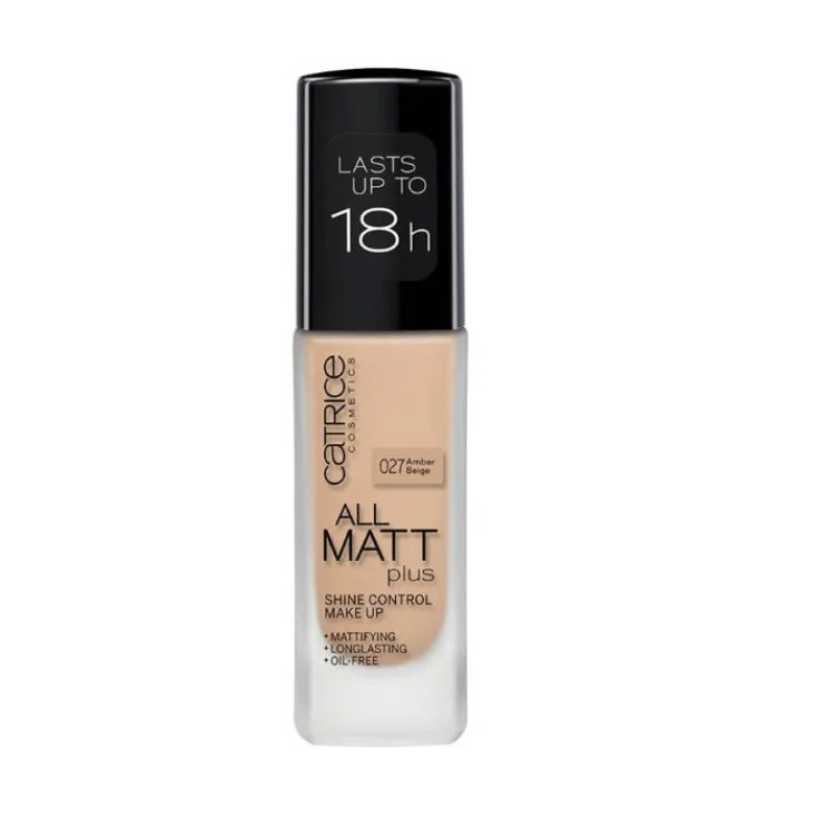 All Matt Plus Shine Control Make Up 027 Amber Beige Catrice 30ml