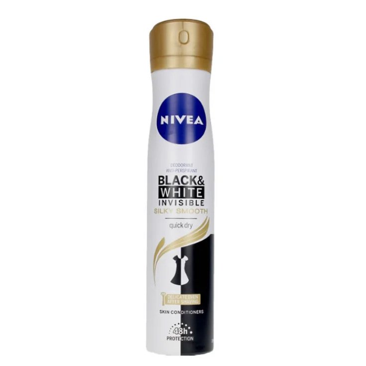 Black And White Invisible Silky Smooth NIVEA 200ml