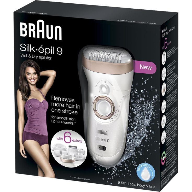 Silk Epil 9 9-561 Bronze Epilatore Elettrico Braun