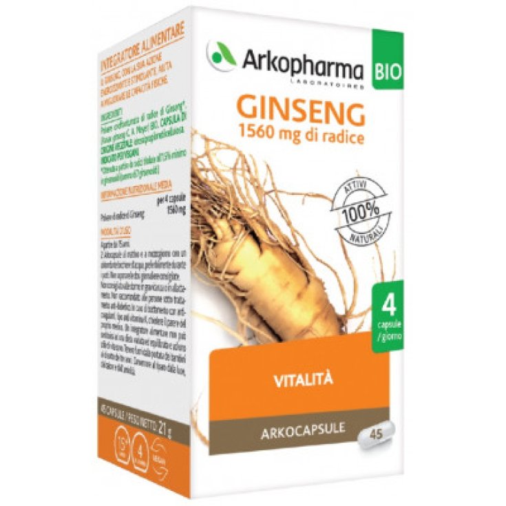 Arkocapsule&reg; Ginseng Arkopharma 45 Capsule
