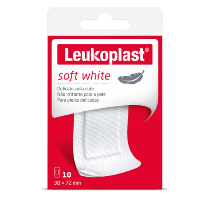 Soft White 38x72mm Leukoplast 10 Pezzi