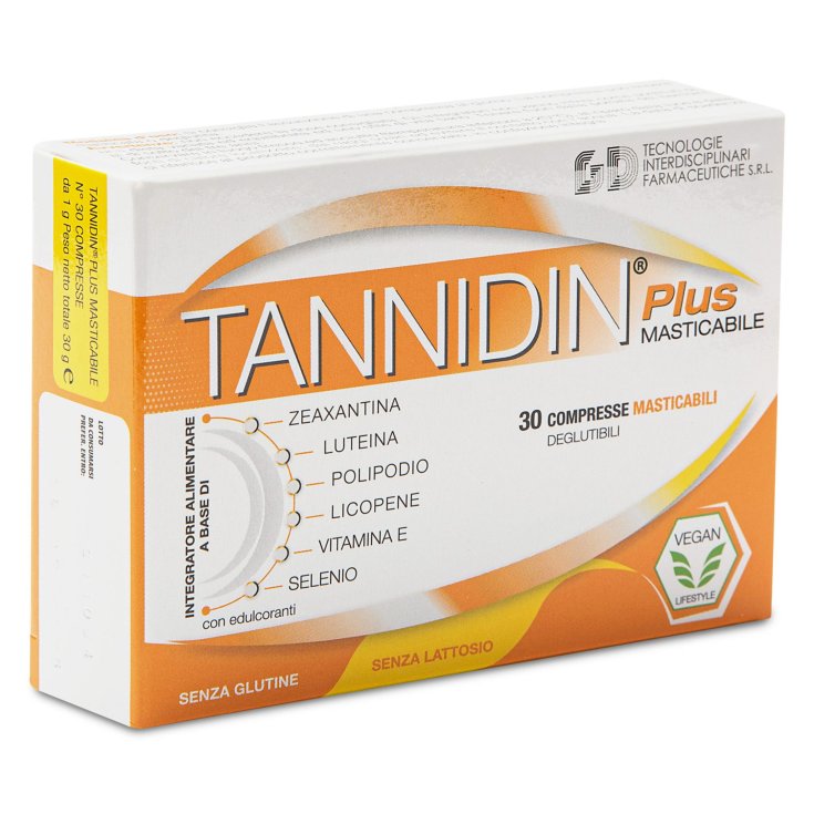 Tannidin Plus Masticabile 30 Compresse Tannidin Plus Masticabile 30 Compresse