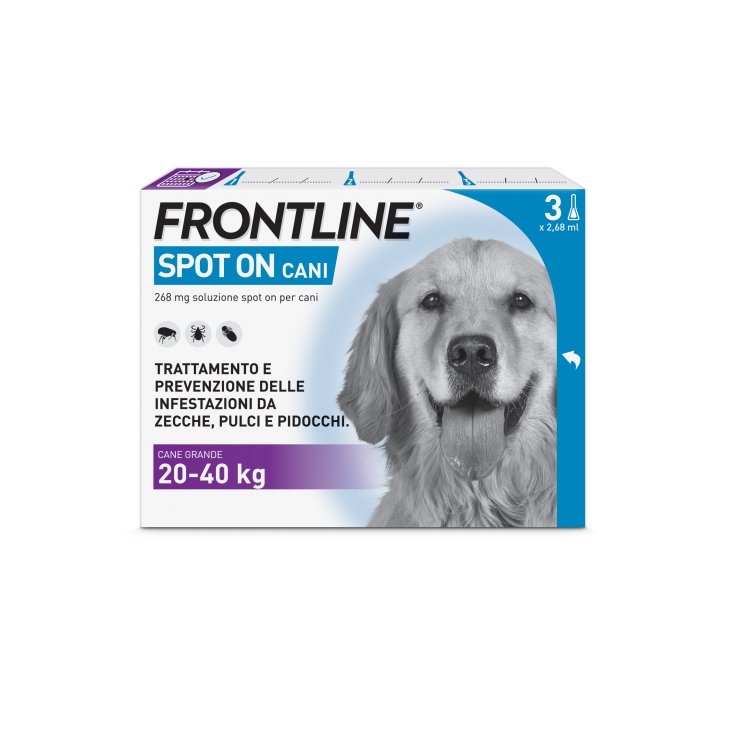 Frontline Spot On Cani (20-40 Kg) 3 Pipette