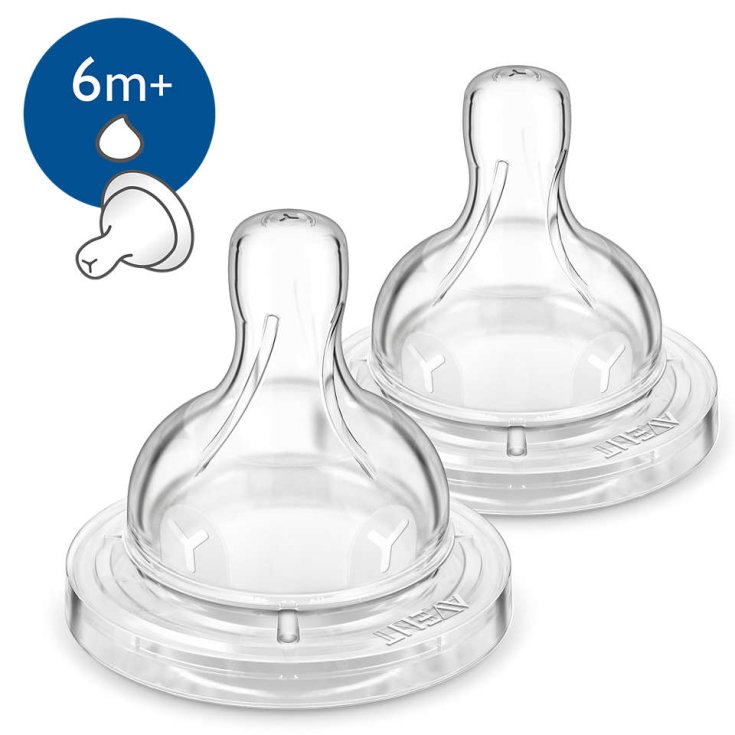 Tettarella Natural Anti-Colic Y 6m  Philips Avent 2 Pezzi