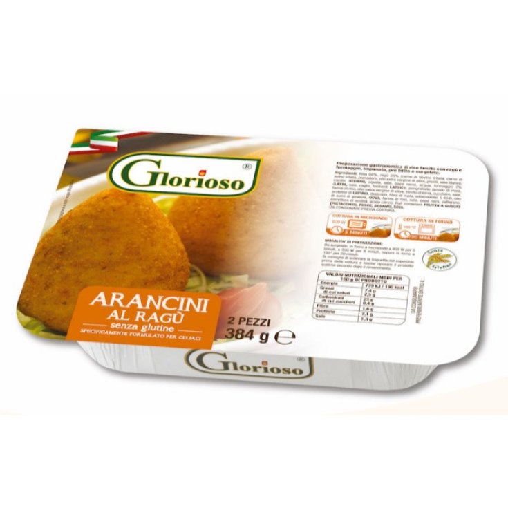 Mini Arancini Al Rag&ugrave; Glorioso 384g