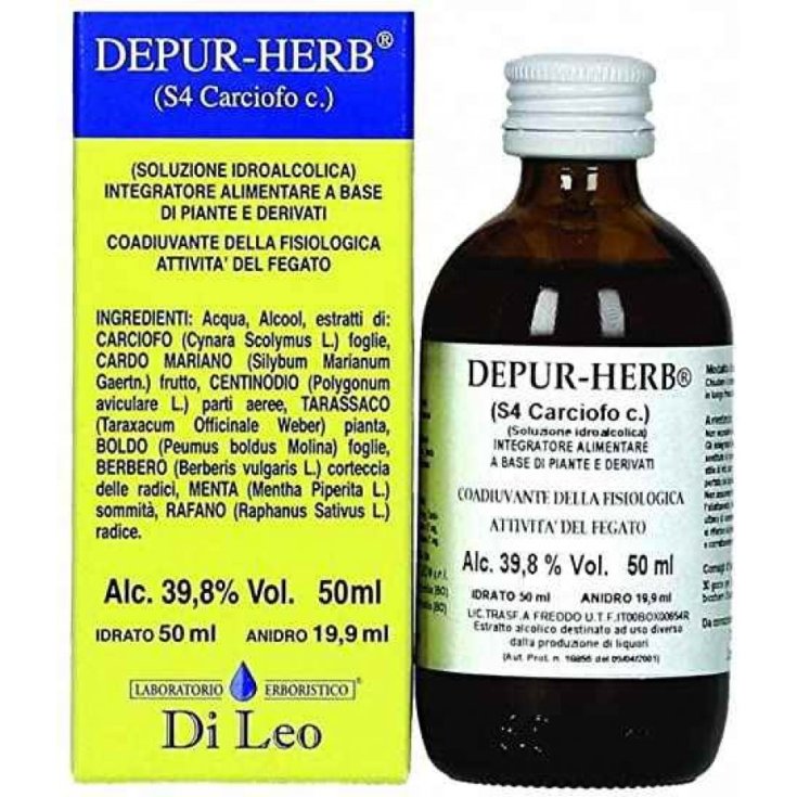 Depur-Herb (S4 Carciofo C.) Laboratorio Erboristico Di Leo 50ml