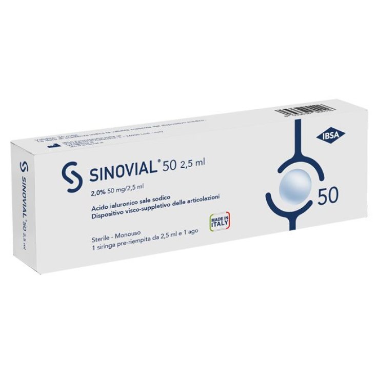 Sinovial 50 2,5ml IBSA 1 Siringa Sinovial 50 2,5ml IBSA 1 Siringa
