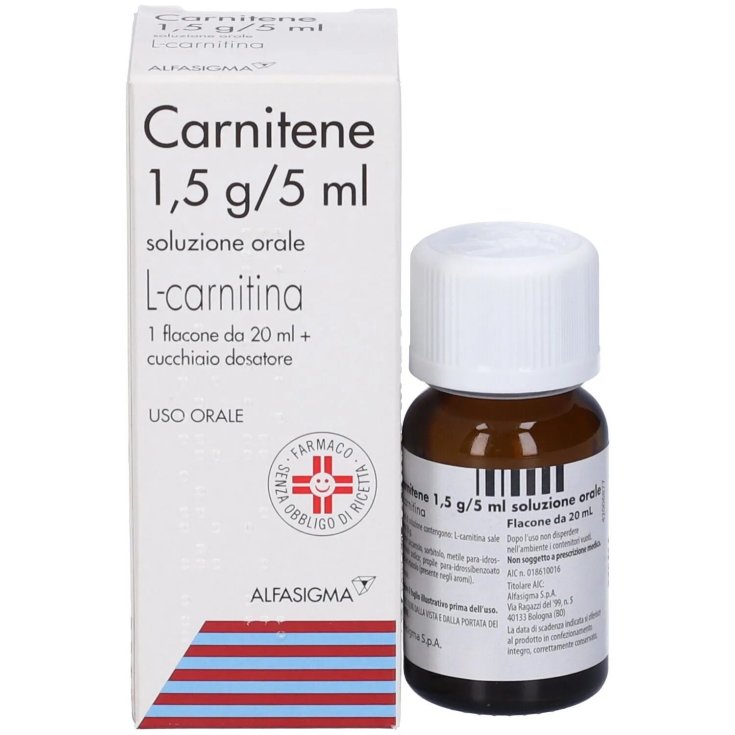 Carnitene 1,5mg/5ml Alfasigma 20ml
