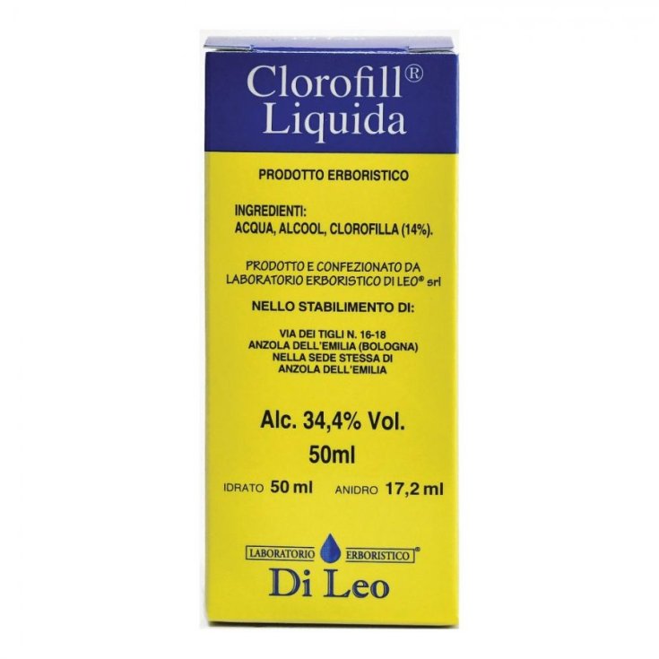 Clorofill Liquida Laboratorio Erboristico Di Leo 50ml