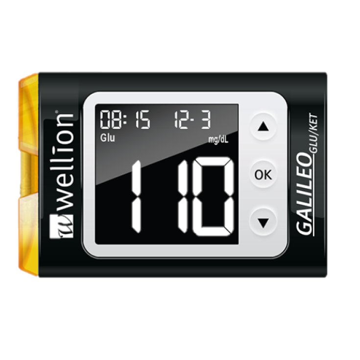 Galielo Glu/Ket Nero Glucometro Wellion