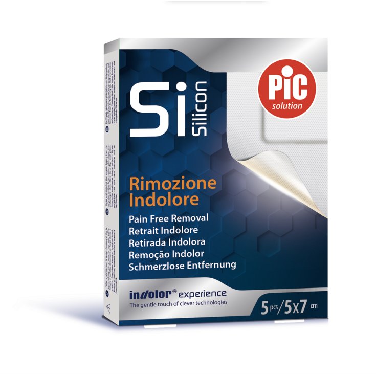 SI Silicon Cerotto Siliconico 5x7cm PIC 5 Pezzi