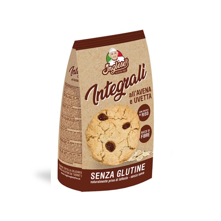 Biscotti Integrali All&rsquo;Avena E Uvetta Inglese 300g