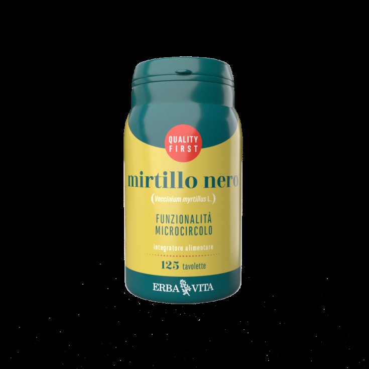 Mirtillo Nero Erba Vita 125 Tavolette