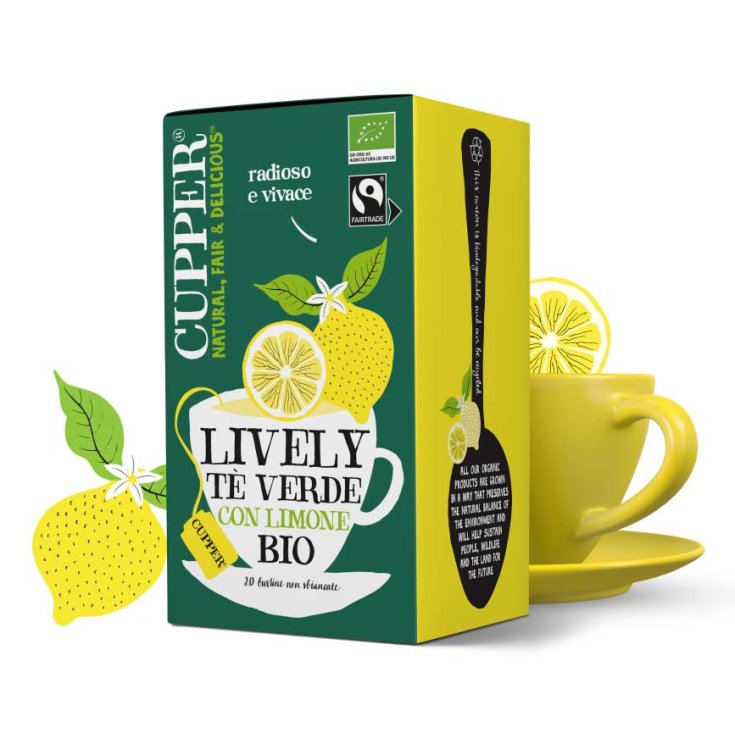 T&egrave; Verde al Limone Biologico Cupper&reg; 20 Filtri