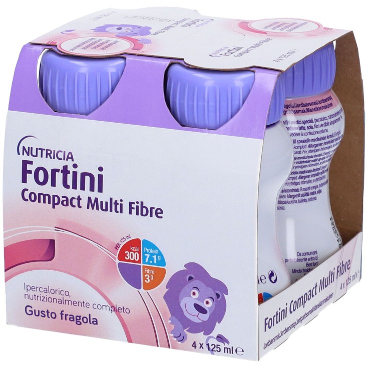Fortini Compact Multi Fibre&nbsp;Fragola 4x125ml