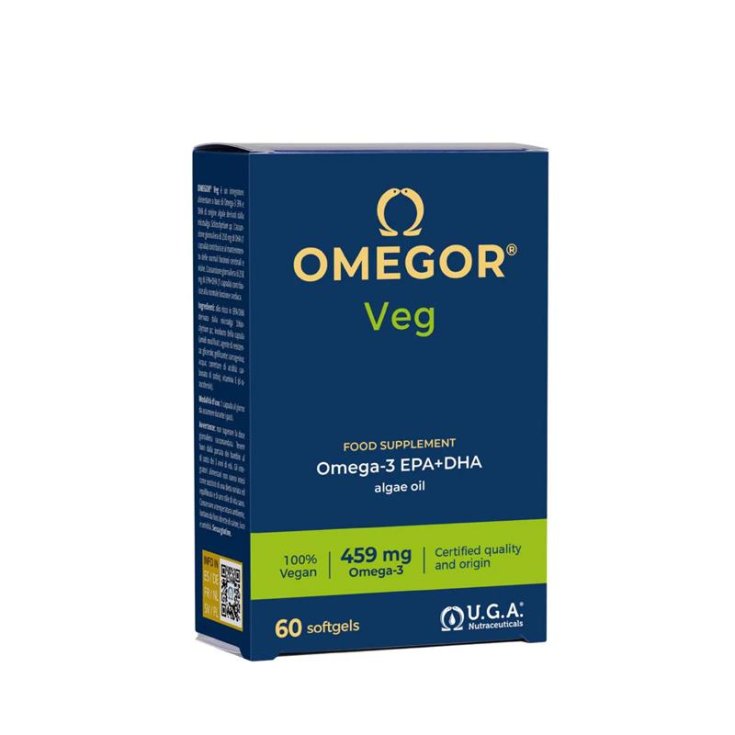 Omegor&reg; Veg Uga Nutraceuticals 60 Capsule