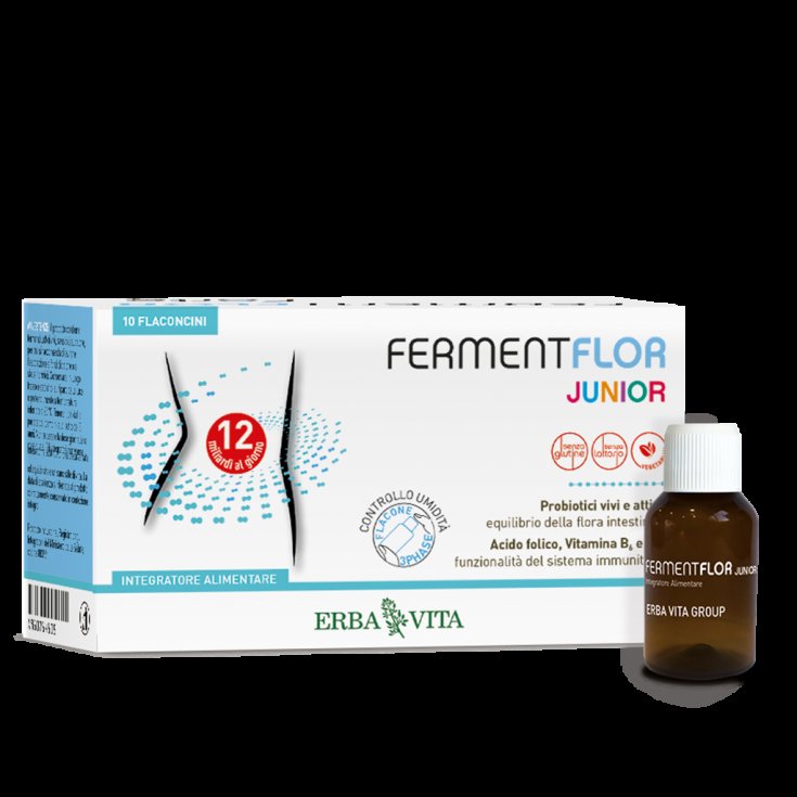 FermentFlor Junior Erba Vita 10 Flaconcini