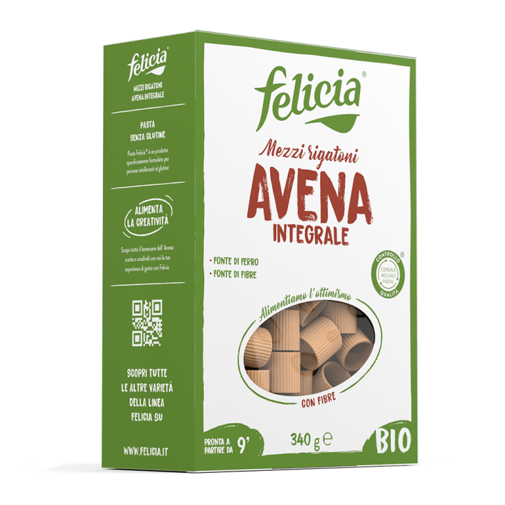Mezzi Rigatoni con Avena Integrale Felicia 340g
