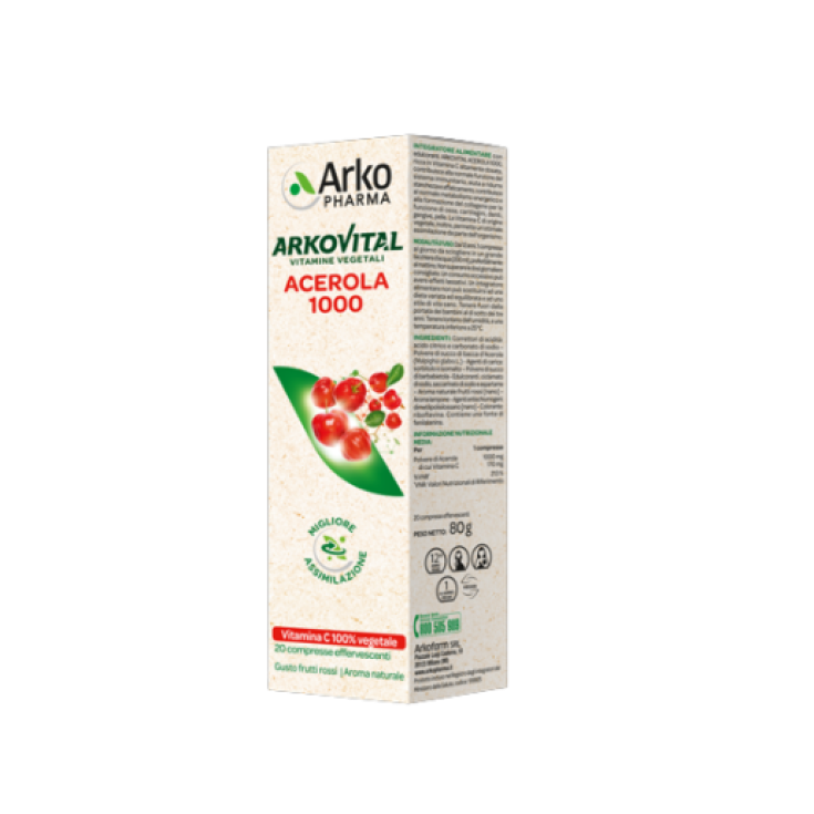 Arkovital&reg; Acerola 1000 Arkopharma 20 Compresse