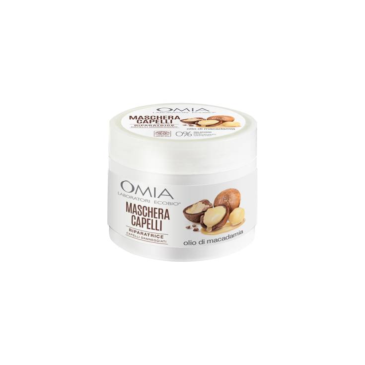 Maschera Capelli Olio Di Macadamia Omia Laboratori Ecobio 250ml