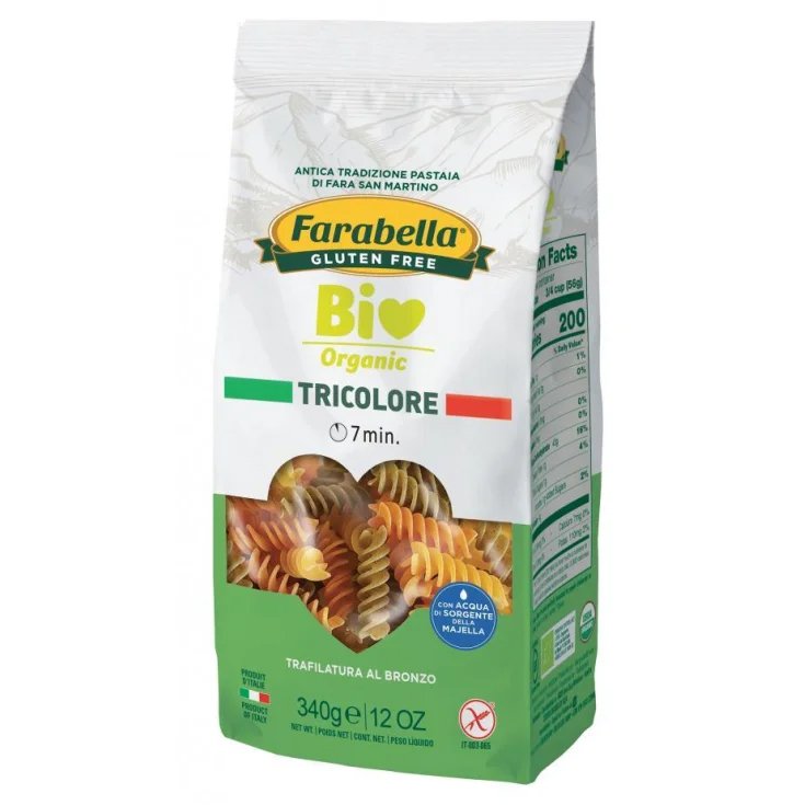 Bio Fusilli Tricolore Farabella&reg; 340g