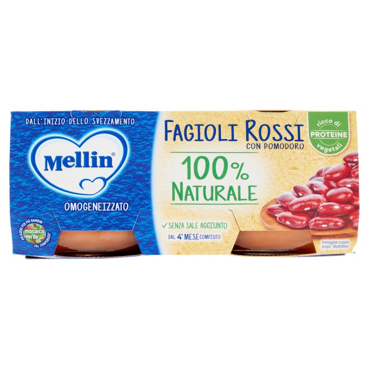 Fagioli Rossi Mellin 2x80g