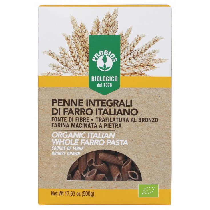 Penne Integrali Farro Italiano Probios 500g