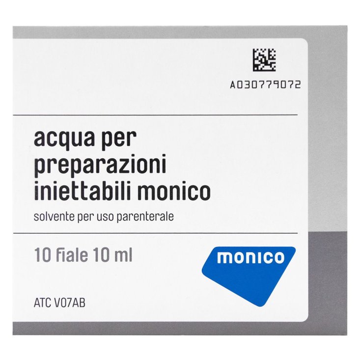Acqua Preparazioni Iniettabili MONICO 10 Fiale 10ml