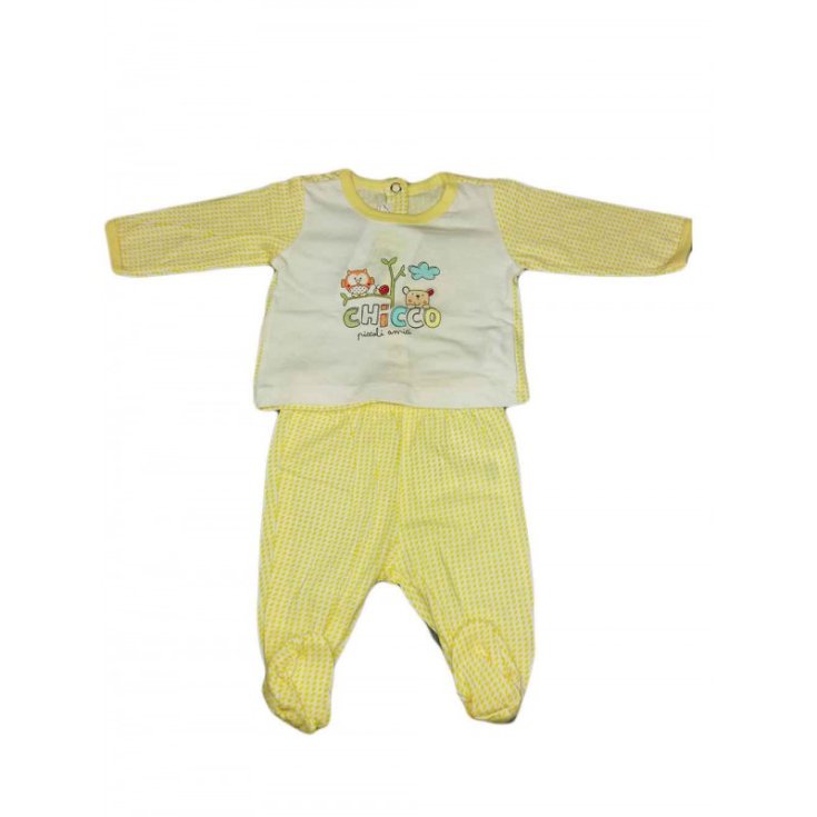 Completo 2 Pezzi Cotone CHICCO Giallo Taglia 1 Mese