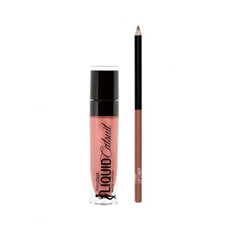 Rossetto Liquido E921 + Matita Brown Beige Wet N Wild&reg; 1 Kit