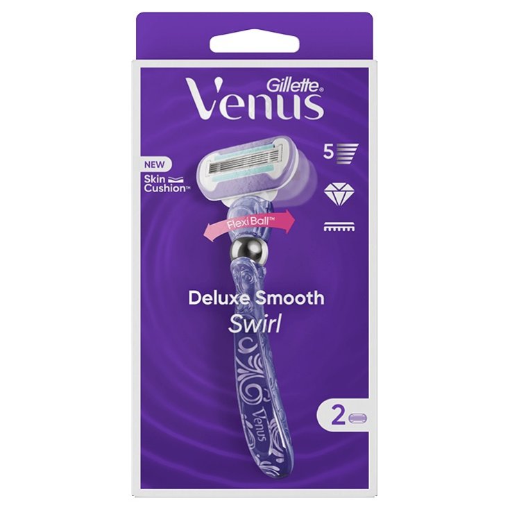 Venus Deluxe Smooth Swirl Gillette 2 Pezzi