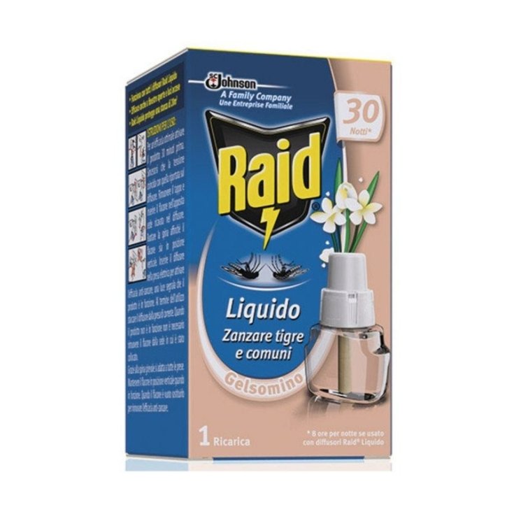 Raid Liquido Gelsomino Ricarica Liquida Johnson 30 Notti