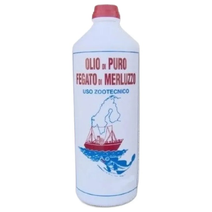 Olio Di Puro Fegato Di Merluzzo Uso Zootecnico Magri Otello 1000ml