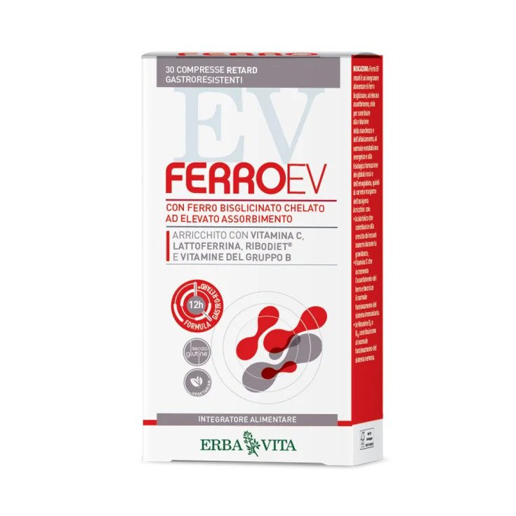 Ferro&nbsp;EV Erba Vita 30 Compresse Retard