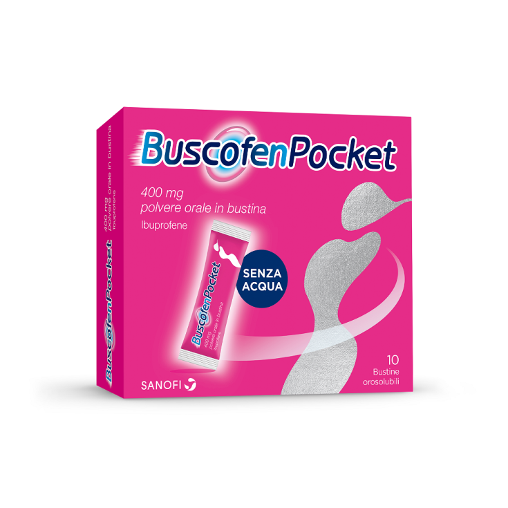Buscofen Pocket 400mg 10 Bustine Orosolubili Buscofen Pocket 400mg 10 Bustine Orosolubili