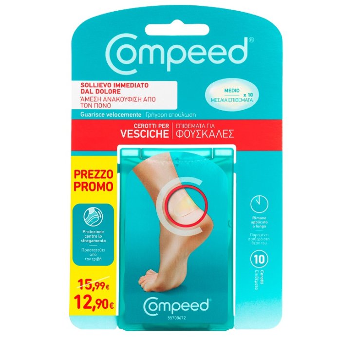 Compeed Cerotti per Vesciche 10 Cerotti