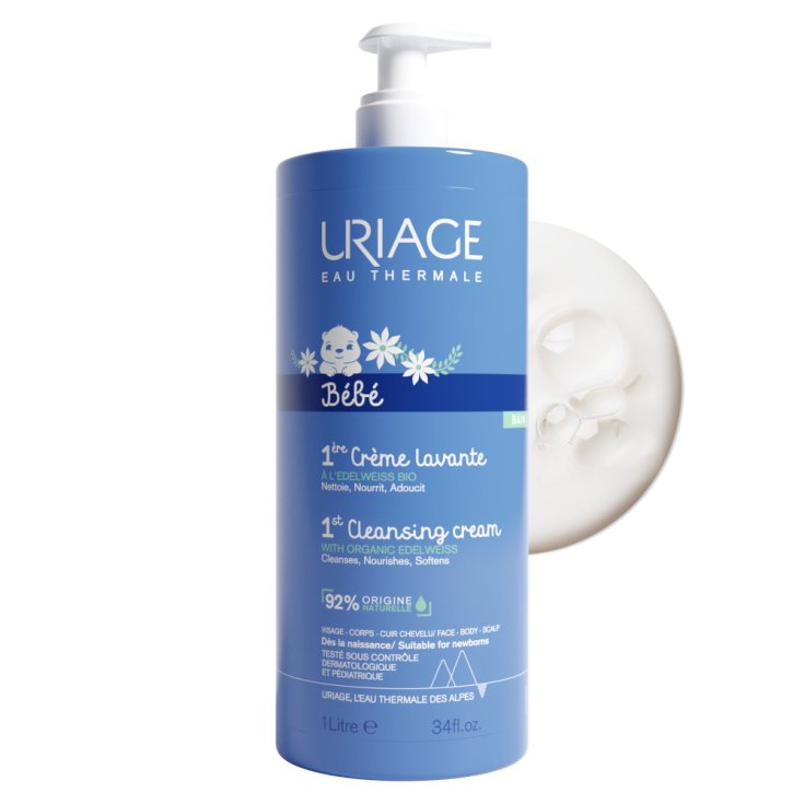 B&eacute;b&eacute; 1Ere Creme Lavante Uriage 1000ml