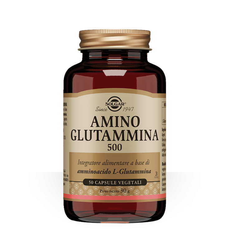 Amino Glutammina 500 Solgar 50 Capsule Vegetali Amino Glutammina 500 Solgar 50 Capsule Vegetali