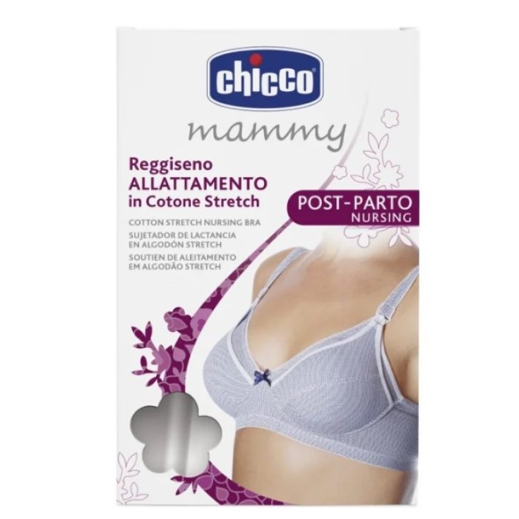 Mammy Reggiseno Allattamento Cotone Stretch Bianco 4D Chicco 1 Pezzo
