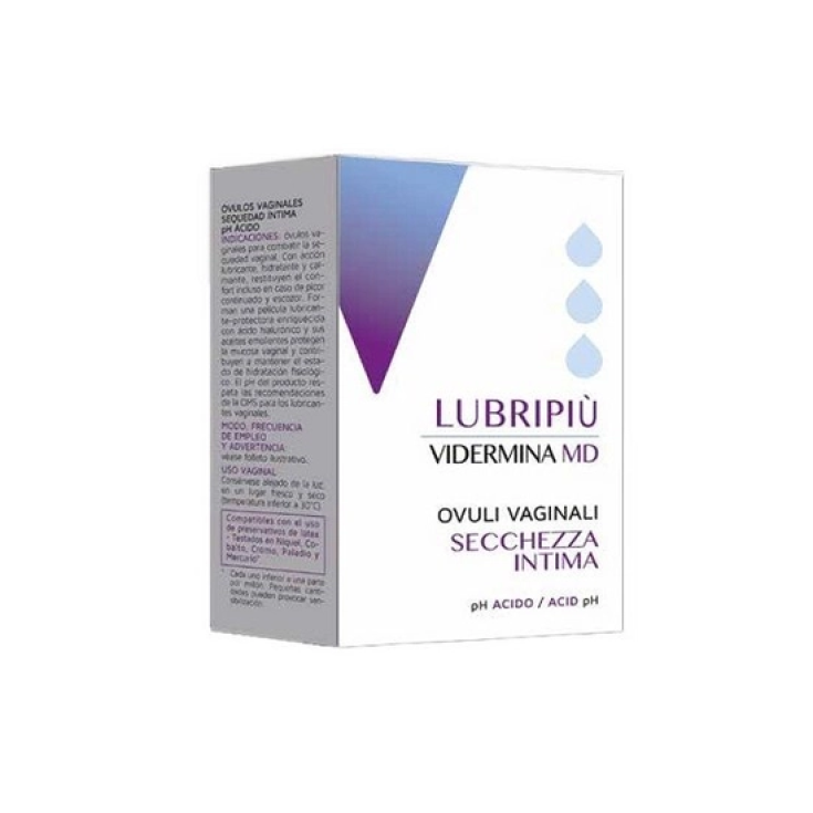 Lubripi&ugrave; Vidermina MD 10 Ovuli Vaginali