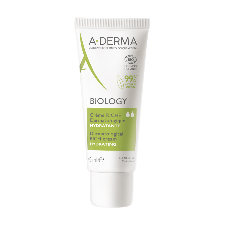 BIOLOGY Crema ricca dermatologica Idratante A-DERMA 40ml