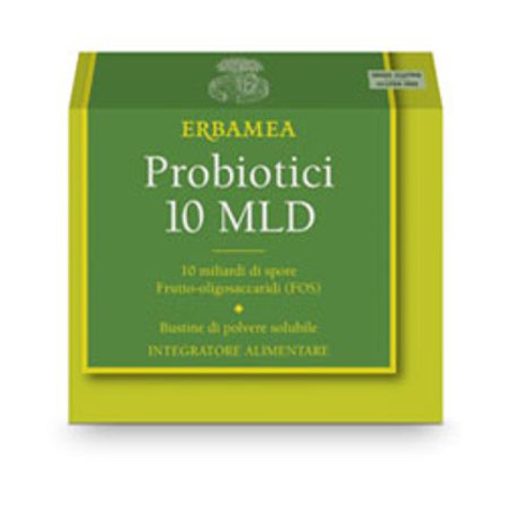 PROBIOTICI 10MLD ERBAMEA&reg; 10 Bustine Da 5g